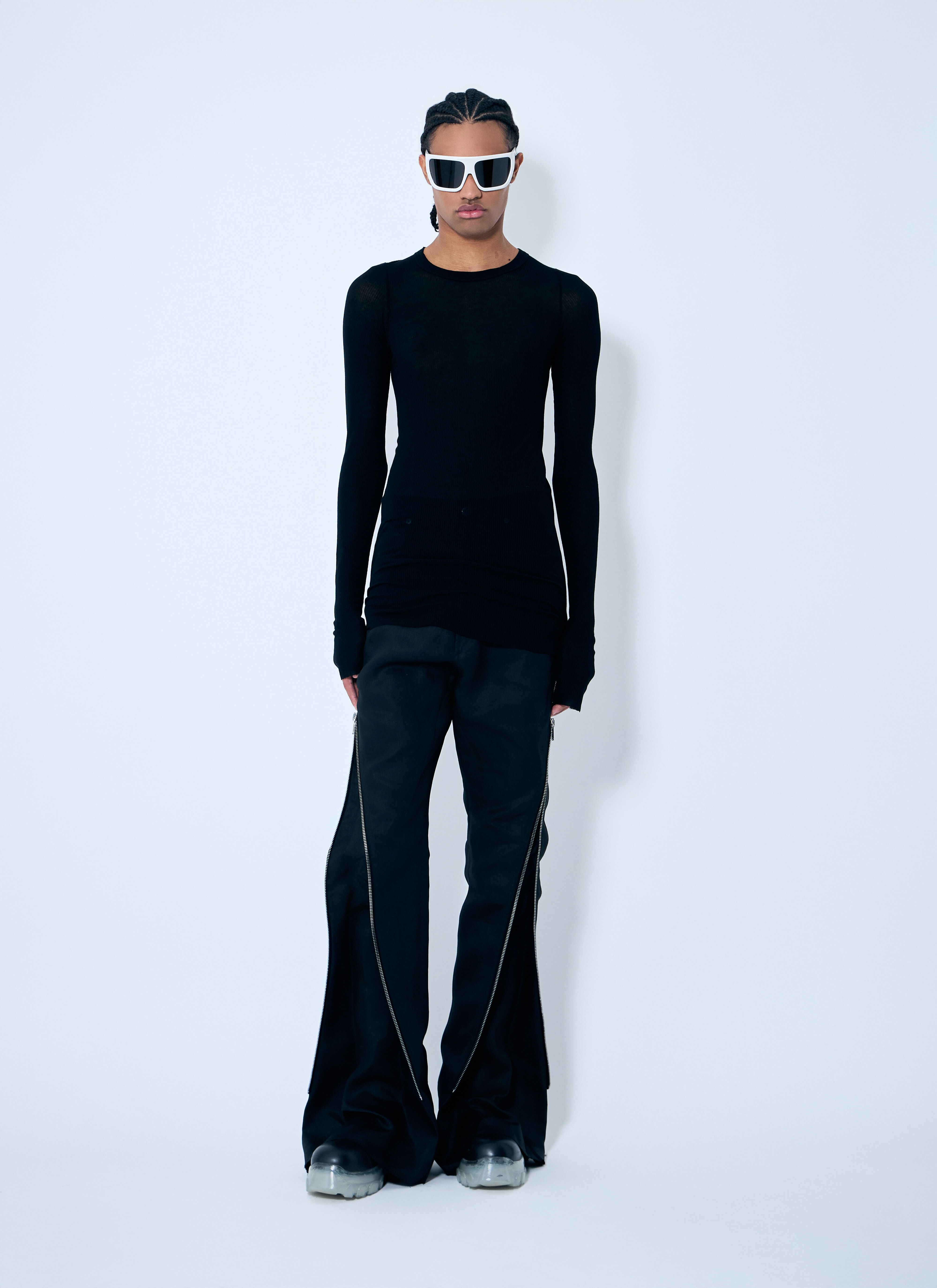 【2024正規激安】 in T-Shirt Sleeve Long Rib Men's' Owens Rick Black LN-CC® | トップス