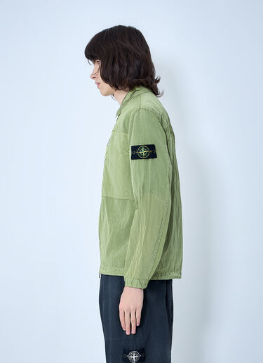 Stone Island Zip-Front Technical Jacket Green sto0164050