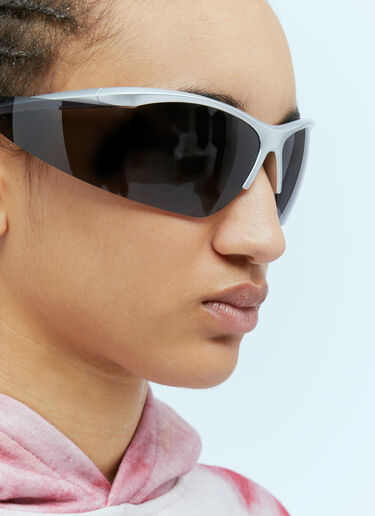 Wrap Around Sunglasses Praying Wrap Around Sunglasses Silver pry0354021