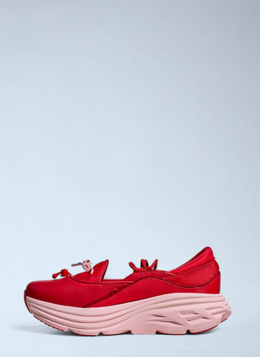 HOKA Bondi Mary Jane Sneakers Red hok0362006
