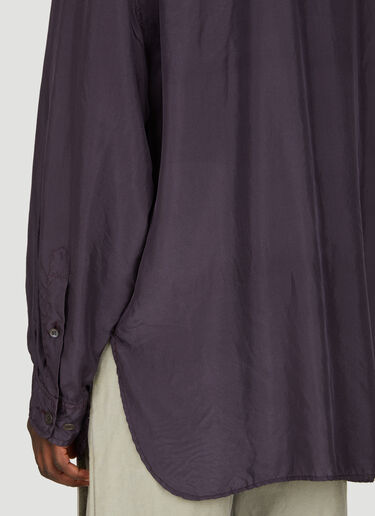 Dries Van Noten Patch Pockets Silk Shirt Purple dvn0156016
