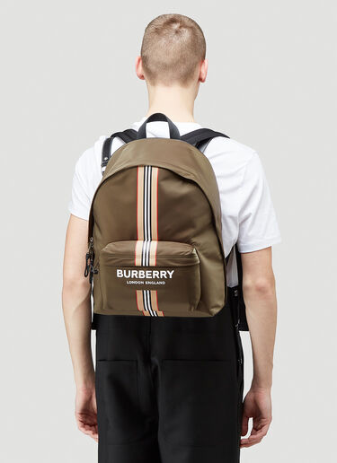 Burberry Jett Monogram Backpack Green bur0143057