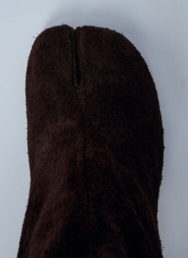 Tabi Suede Boots Maison Margiela Tabi Suede Boots Brown mla0260008