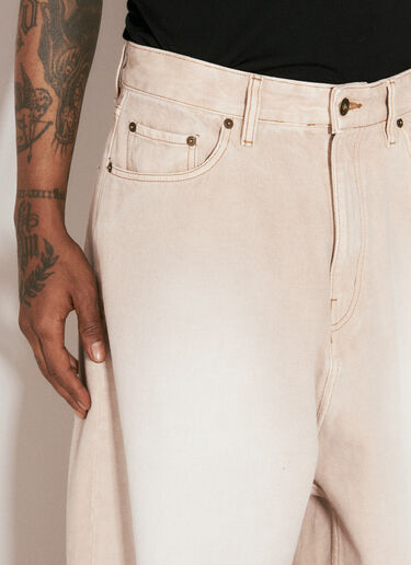 Y/PROJECT Draped Cuff Jeans Beige ypr0156004