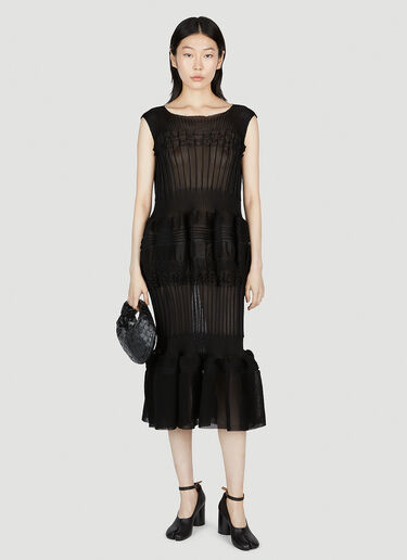 Issey Miyake Assemblage Dress Black ism0253004