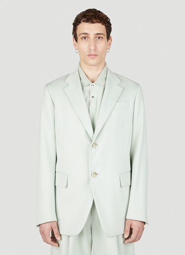 Lanvin Single Breasted Blazer Light Green lnv0151015