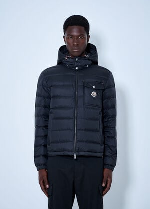 Moncler Verith Hooded Short Down Jacket Black mon0165010