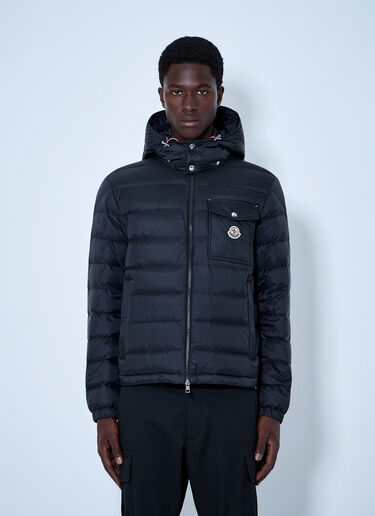 Moncler Verith Hooded Short Down Jacket Black mon0165010