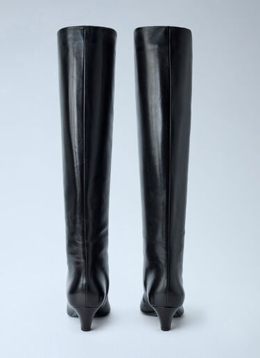 Khaite Davis Knee-High Boots Black kha0265034