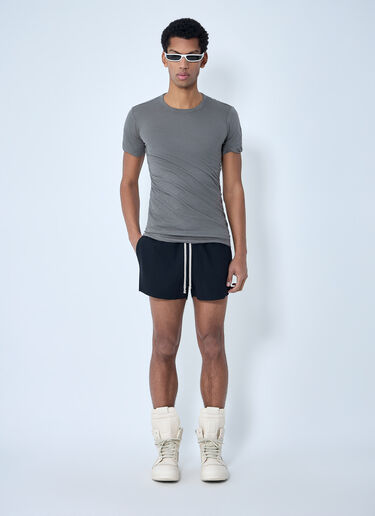 Rick Owens Elasticated Waistband Shorts Black ric0163013