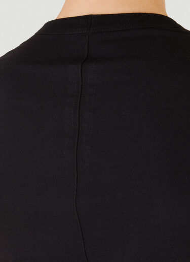 Rick Owens 베이직 반팔 티셔츠 블랙 ric0145019