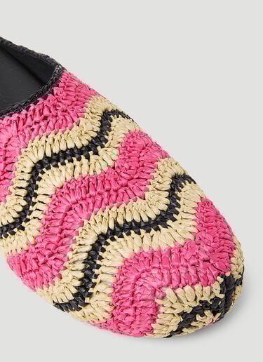Fussbet Sabot Raffia Mules Marni x No Vacancy Fussbet Sabot Raffia Mules Pink mvy0253014