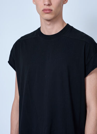 LN-CC® - Rick Owens: Jumbo Short Sleeve T-Shirt - Black Rick Owens Jumbo Short Sleeve T-Shirt Black ric0166006