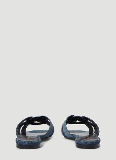 Tribute Denim Sandals Saint Laurent Tribute Denim Sandals Blue sla0247073