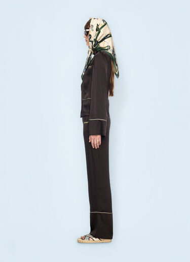 Off-White Satin Shirt Black ofw0260023