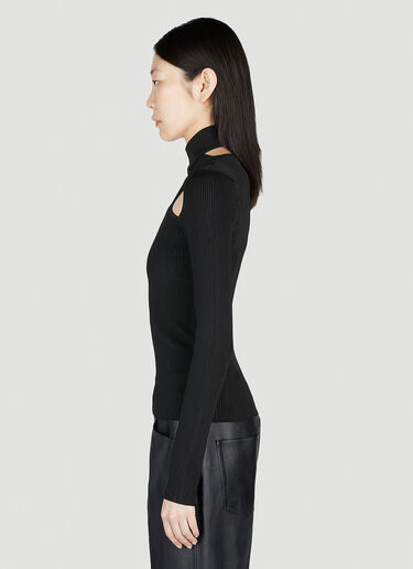 カットアウトニットセーター Coperni カットアウトニットセーター ブラック cpn0253009