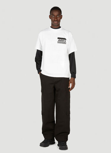 Logo Print T-Shirt Aries Logo Print T-Shirt White ari0152007