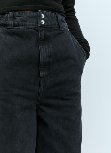 Isla Denim Jeans KHAITE Isla Denim Jeans Black kha0254003