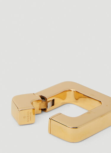Gucci Logo Engraved Ear Cuff Gold guc0251227