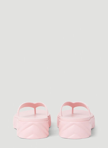 Gucci 厚底夹趾凉鞋 粉色 guc0253112