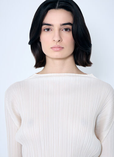 Pleated Top Pleats Please Issey Miyake Pleated Top White plp0259014