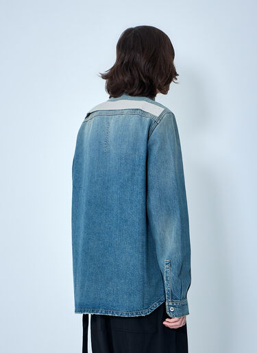 Rick Owens DRKSHDW Denim Overshirt Jacket Blue drk0164002