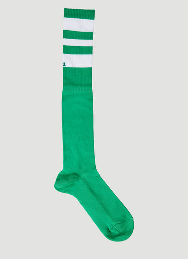 ERL Stripe Tube Socks Green erl0348020