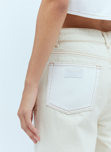 Angi Denim Jeans GANNI Angi Denim Jeans Beige gan0254008