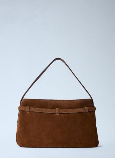 Miu Miu Medium Adventure Suede Shoulder Bag Brown miu0264201