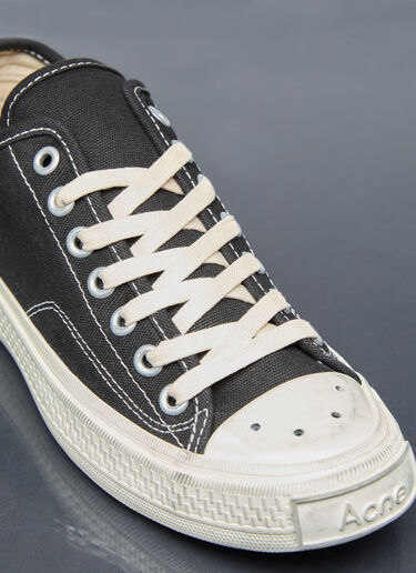 Acne Studios 캔버스 로우탑 스니커즈 블랙 acn0255018