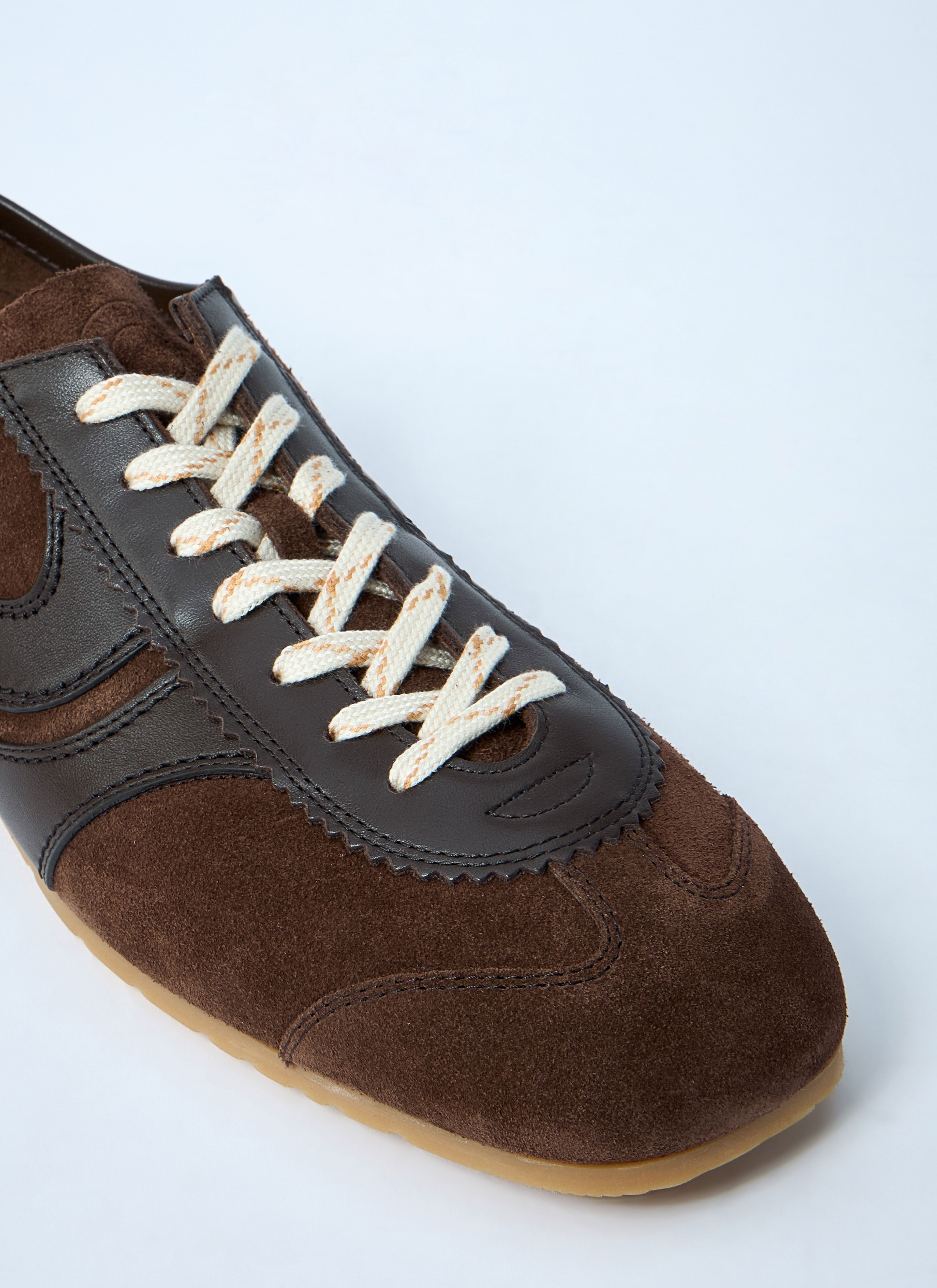 Dries Van Noten Men's' Suede Sneakers in Dark Brown | LN-CC®