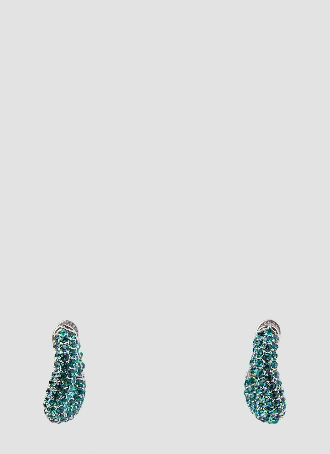 Balenciaga green cheap earrings
