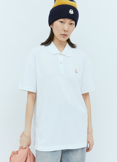 Moncler x Palm Angels 徽标贴饰 Polo 衫 白色 mpa0355010