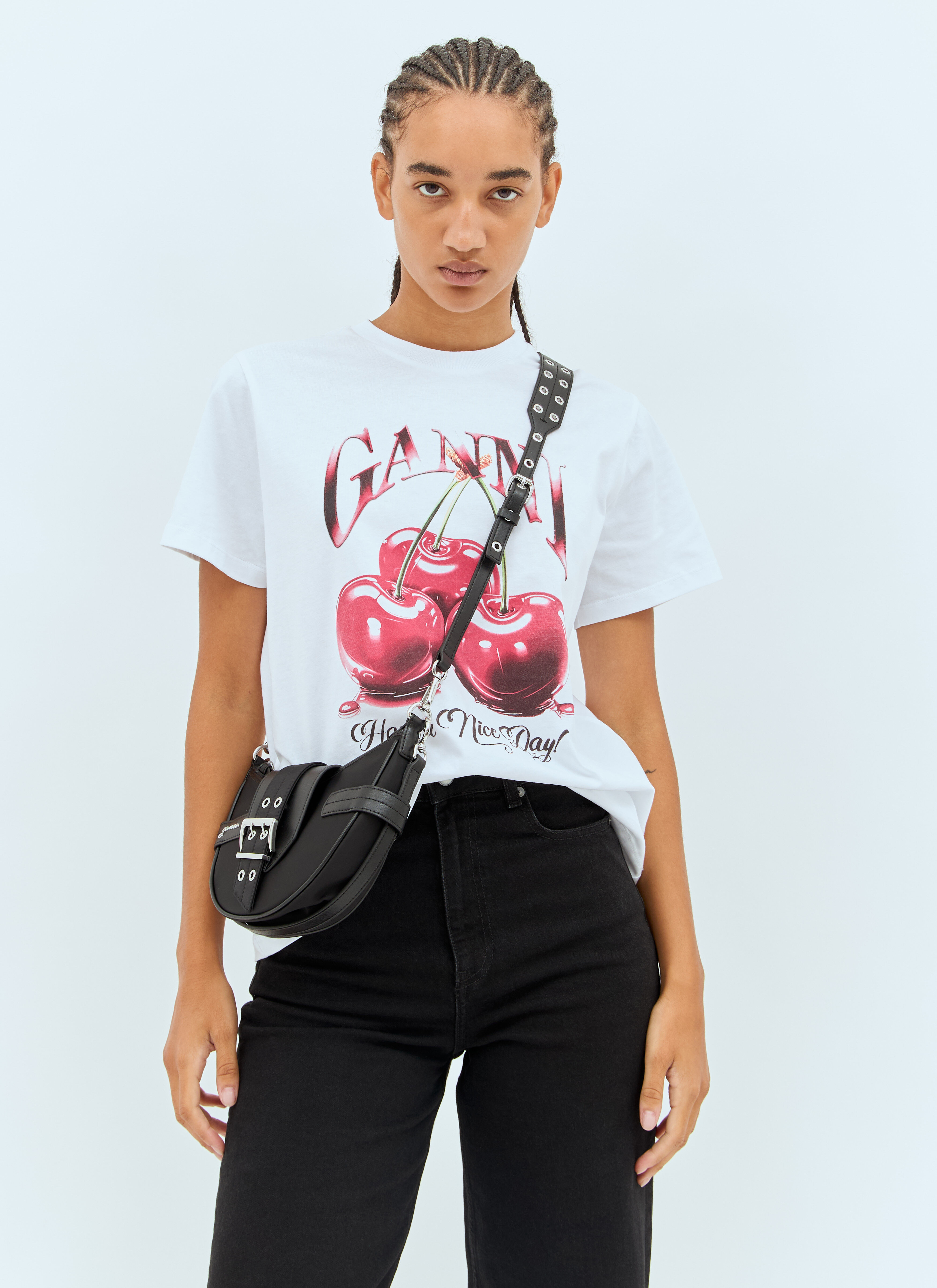 Ganni Women's' Small Bucky Crossbody Bag in Black | LN-CC®