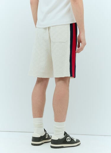 Gucci GG Cotton Terry Cloth Shorts White guc0155006