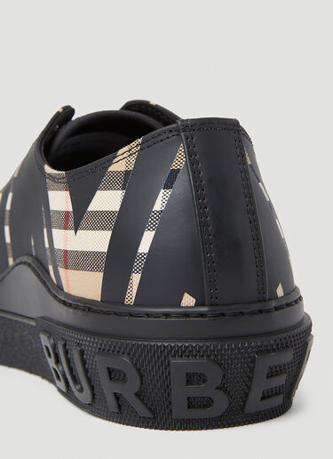 Burberry Sliced Check Sneakers Beige bur0153034