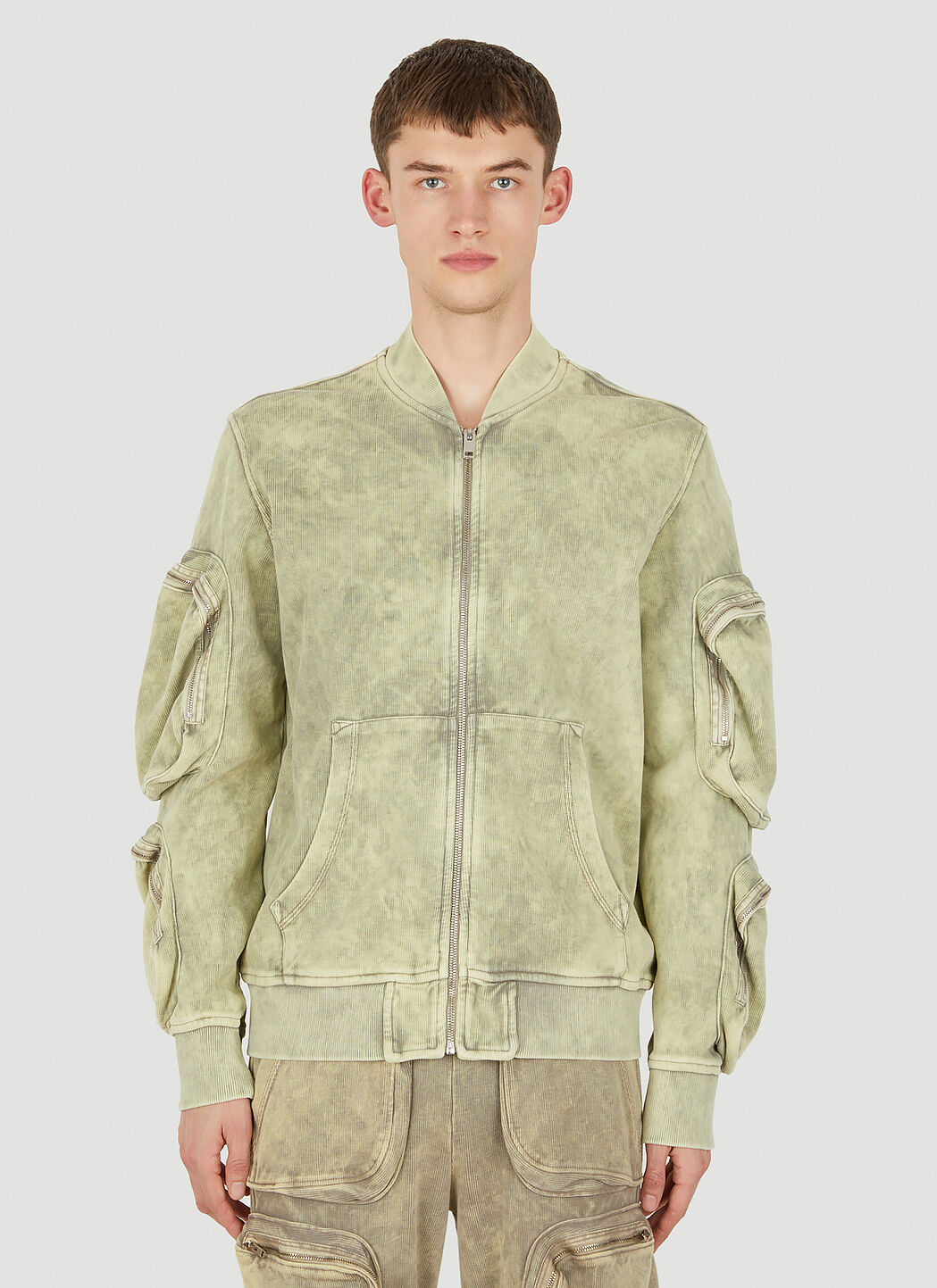 Diesel Men s S Ginnet Bomber Jacket in Grey LN CC