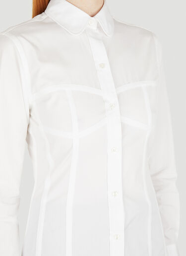 Thom Browne Corset Detail Shirt   White thb0248012