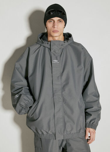 Balenciaga 3B Sports Icon 滑雪风雪大衣 灰色 bal0155100