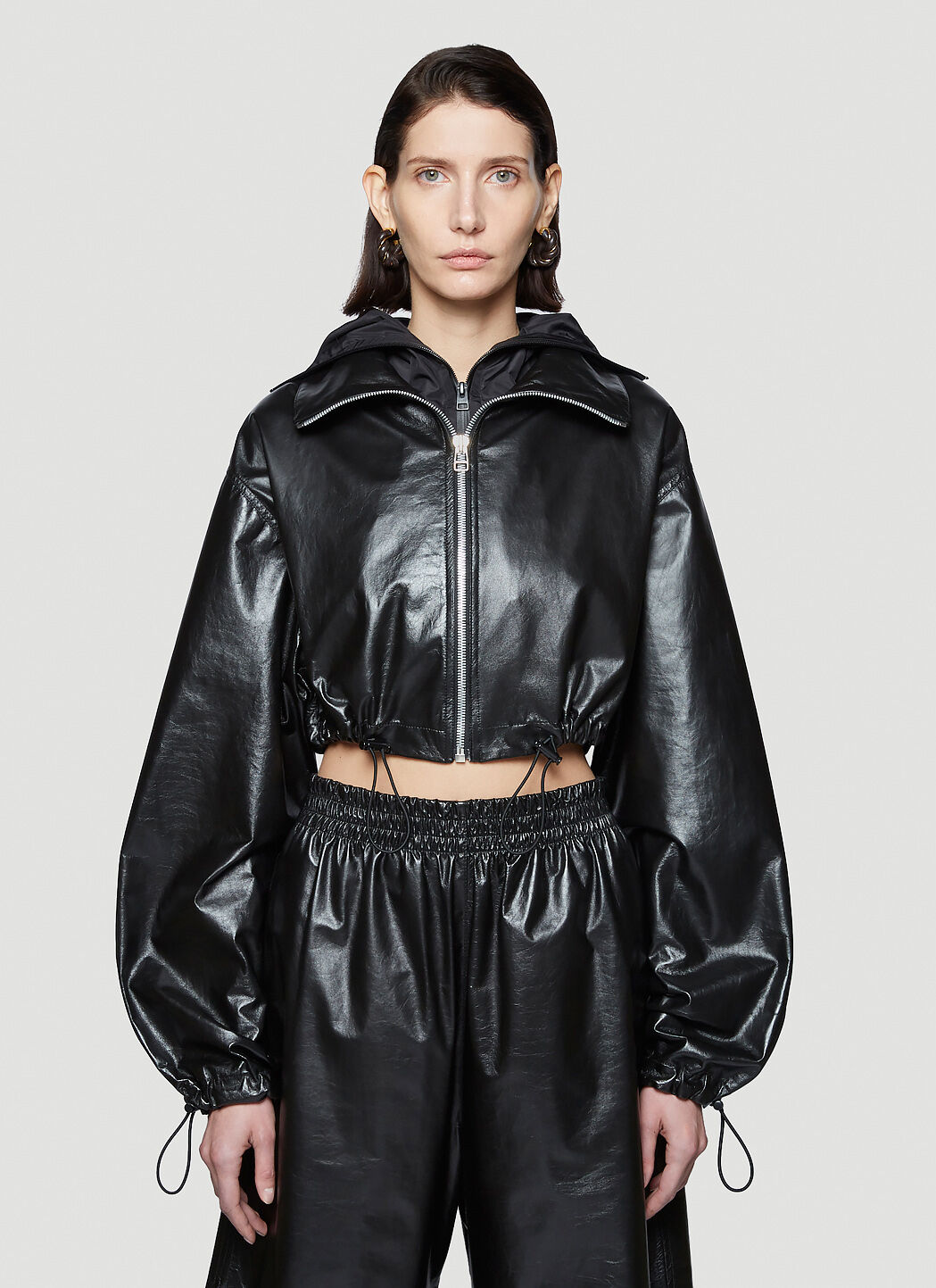 Martine rose oversized outlet leather jacket