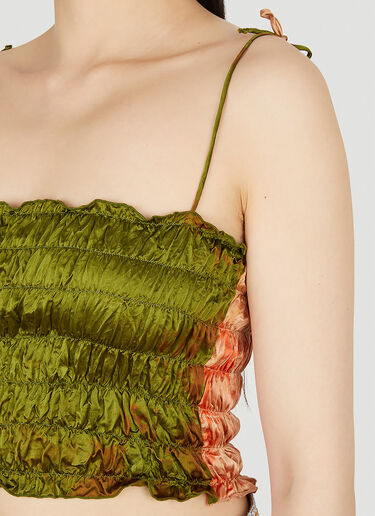 Aries Madison Silk Cami Top Green ari0248018
