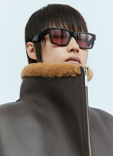 시그니처 시어링 재킷 TOTEME 시그니처 시어링 재킷 브라운 tot0254016