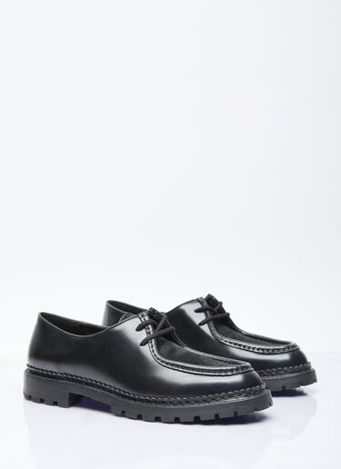 Saint Laurent ポニーヘアレザーローファー ブラック sla0156020