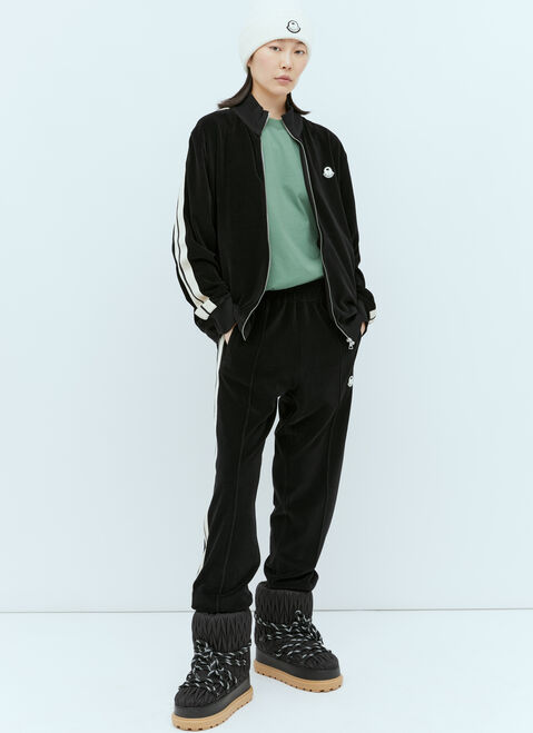 Moncler x Rick Owens Logo Patch Zip-Up Sweatshirt Black mcs0355001