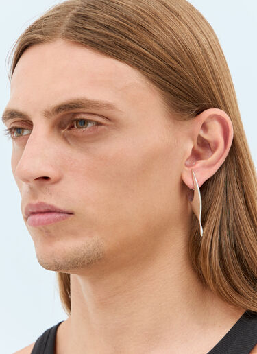 Milko Boyarov Cut-Out Drop Earrings Silver mkb0355002