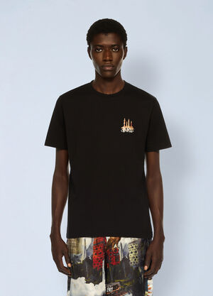 Off-White Building Arrow Slim Logo T-Shirt Black ofw0162018