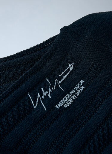 Lace Trimmed Split Toe Socks Yohji Yamamoto Lace Trimmed Split Toe Socks Black yoy0264011