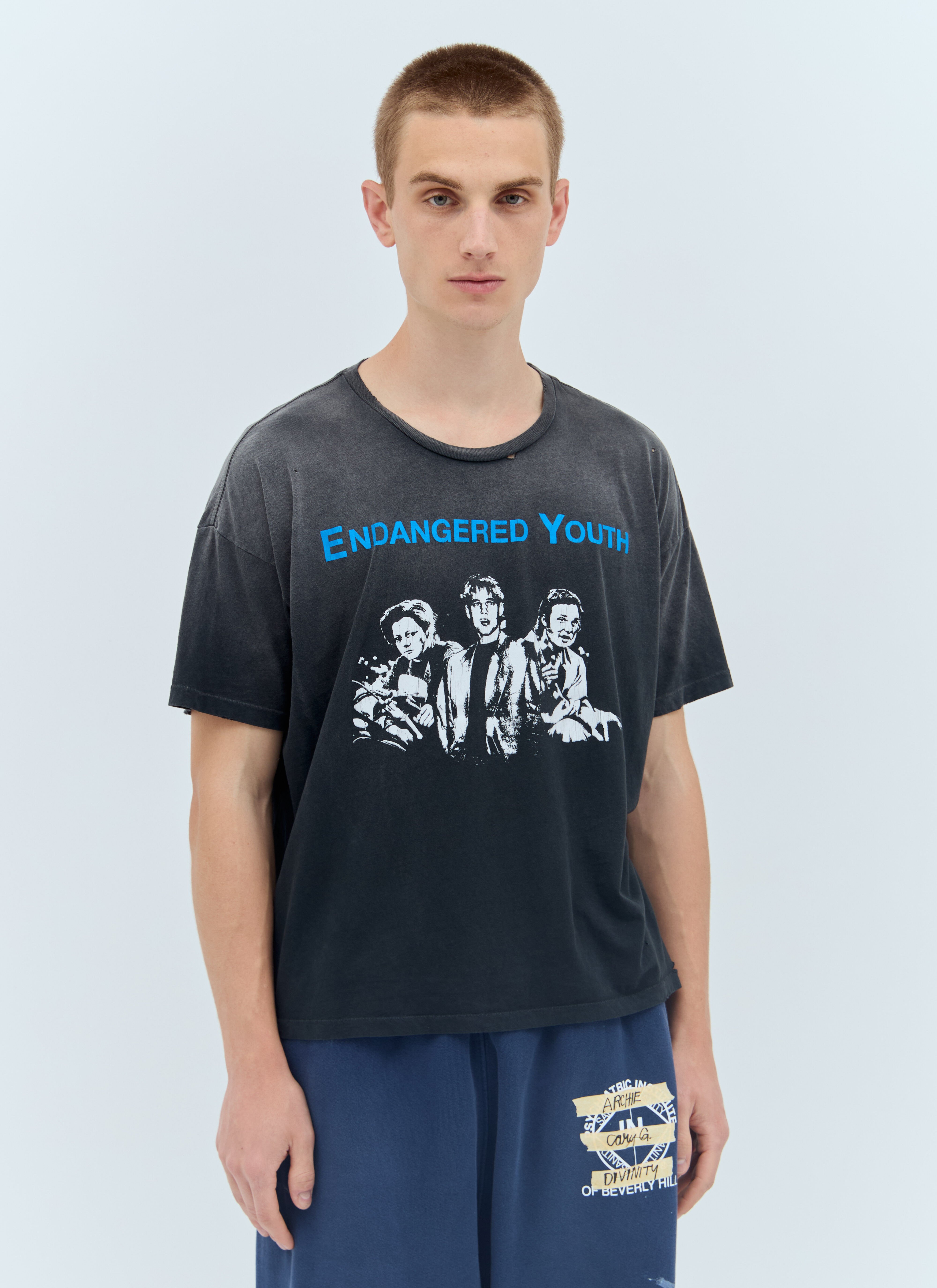 Acne Studios Endangered Youth T-Shirt グレー acn0155021