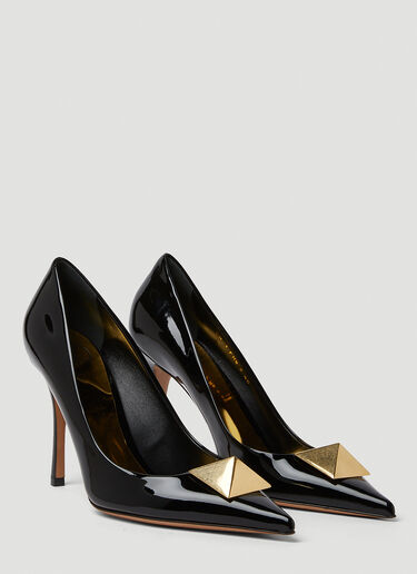 Valentino Maxi Stud High Heels Black val0249017