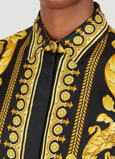 Versace Barocco Silk Shirt Black vrs0249002